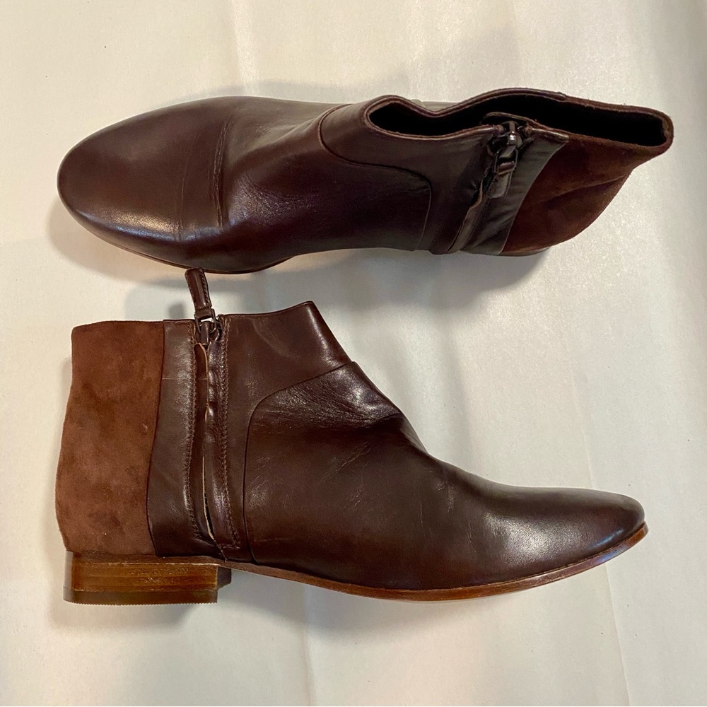 Cole Haan Allen Brown Leather Ankle Boots 6.5